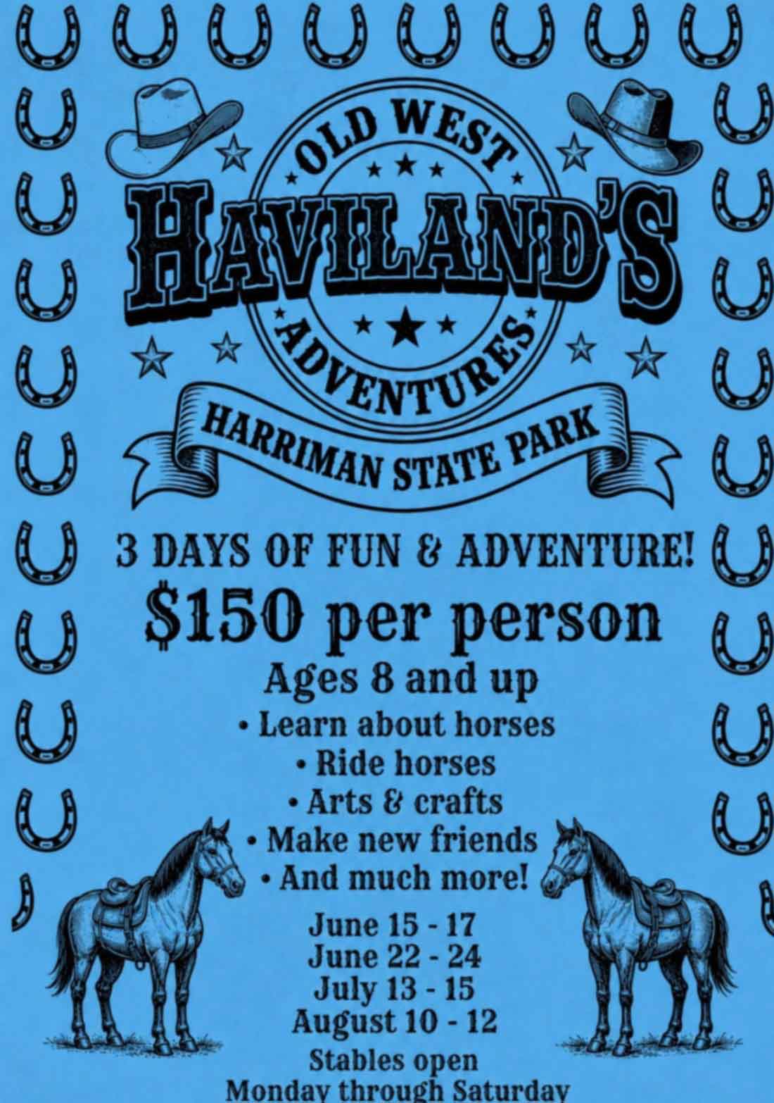 Havilands Old West Adventures Kids Camps