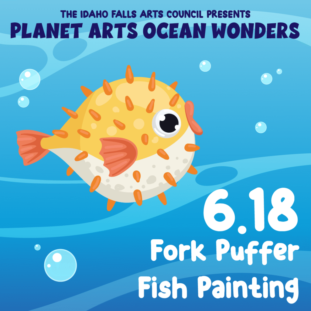 Planet Arts: Ocean Wonders - Fork Puffer Fish Painting