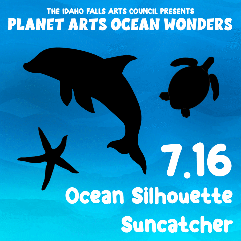 Planet Arts: Ocean Wonders - Ocean Silhouette Suncatcher