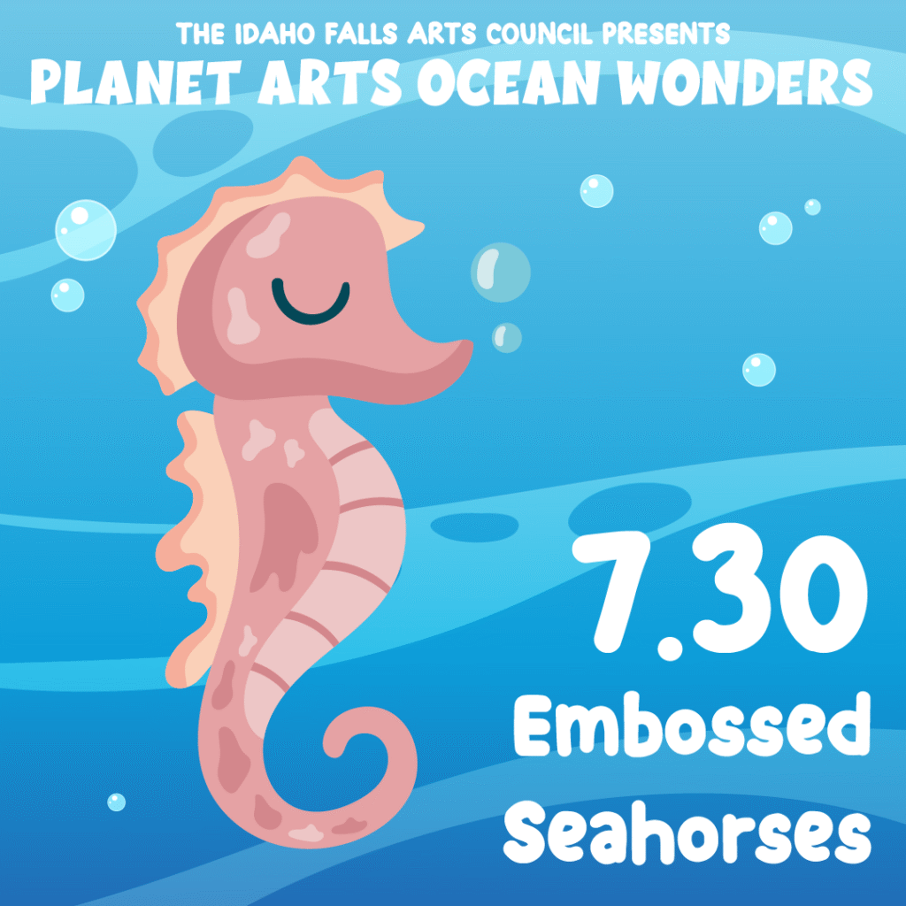 Planet Arts: Ocean Wonders - Embossed Seahorses