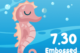Planet Arts: Ocean Wonders - Embossed Seahorses