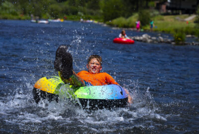 Summer, Island Park, river, kid friendly, camping, tubing, family fun,