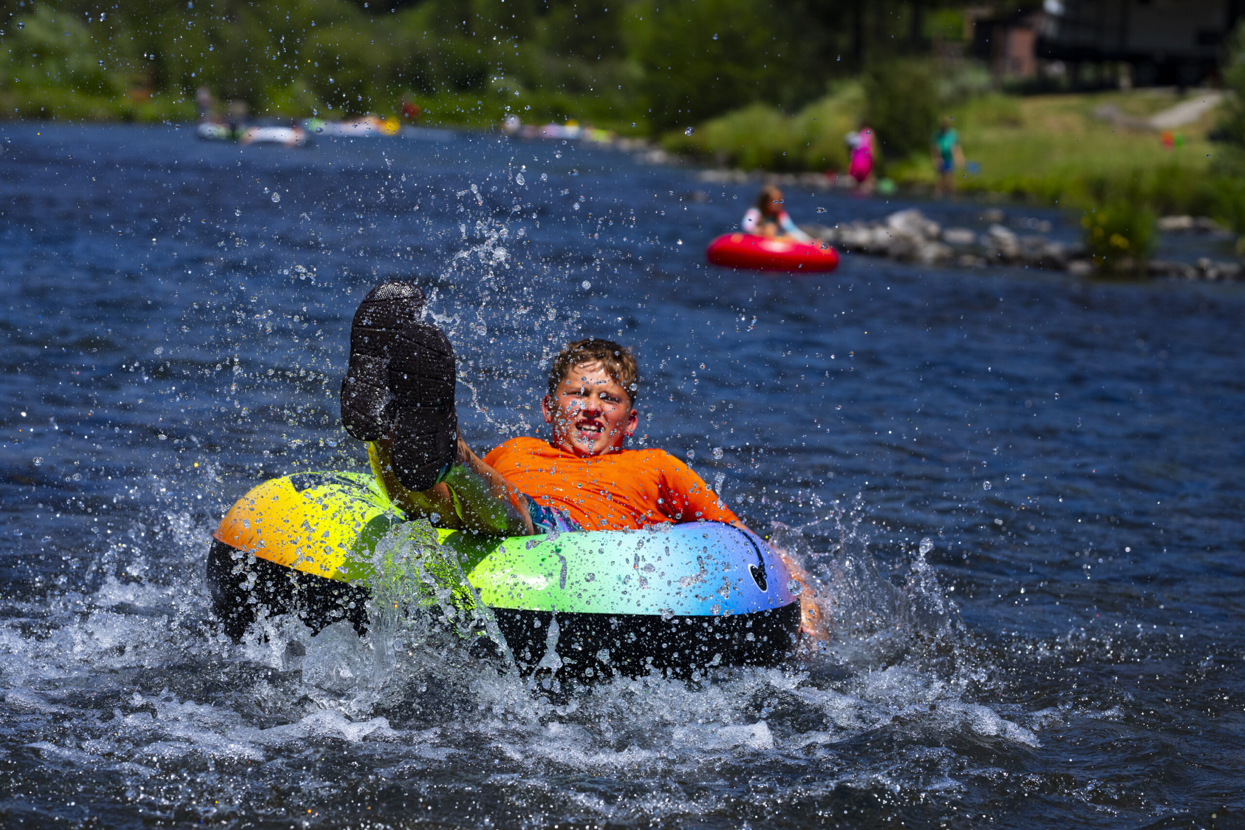 Summer, Island Park, river, kid friendly, camping, tubing, family fun,