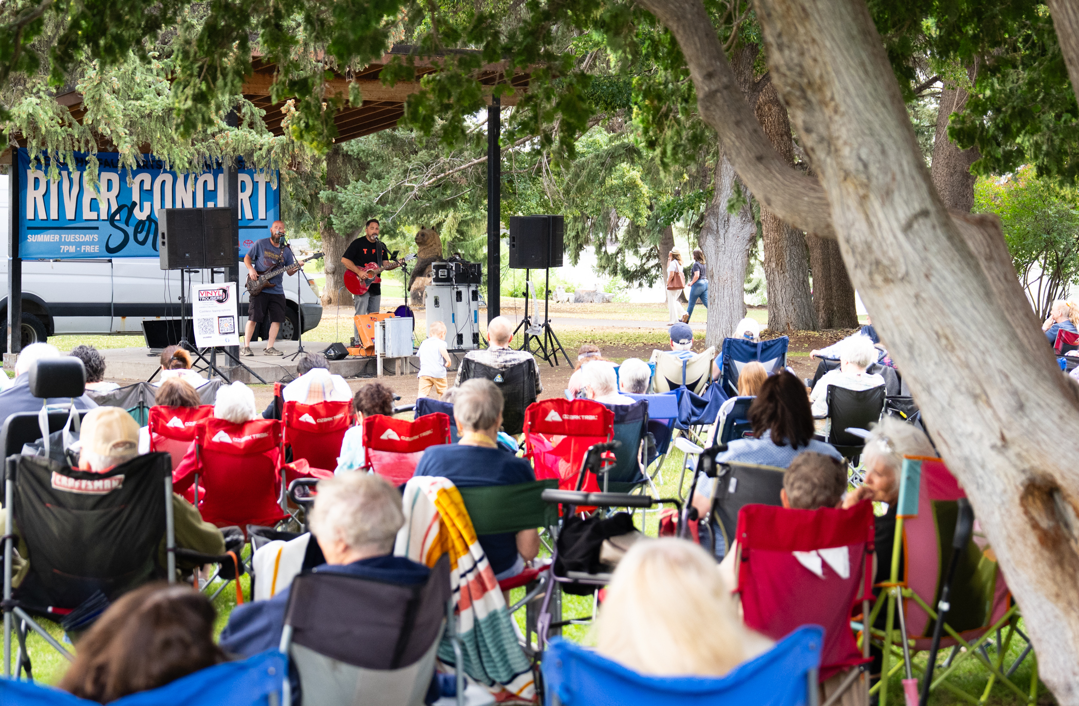 Idaho Falls, summer, activity, event, music, park, river walk, River Cocert series,