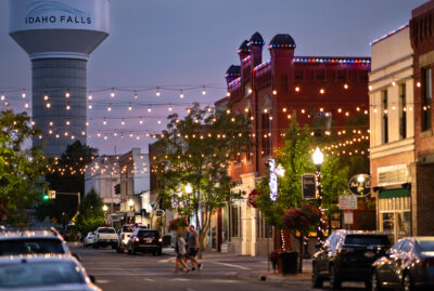 Idaho Falls, Downtown, summer, sunset, nightlife, snakebite, city,