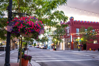 Idaho Falls, Downtown, summer, sunset, nightlife, snakebite, city,