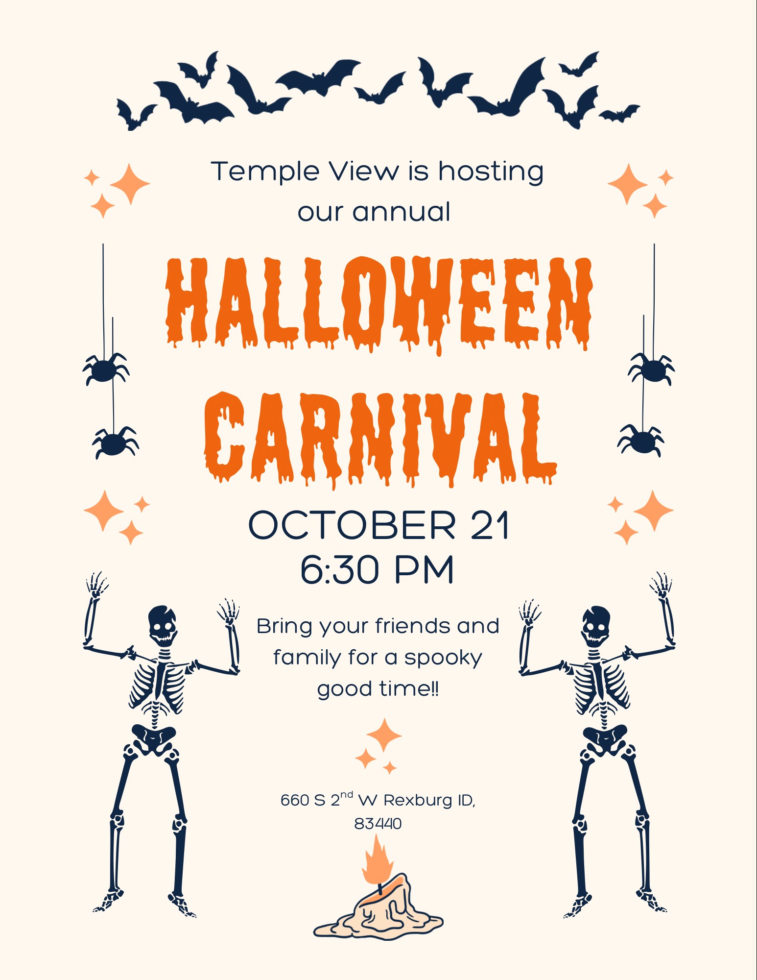 Halloween trick or treat carnival