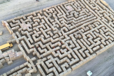 Rexburg Straw Maze
