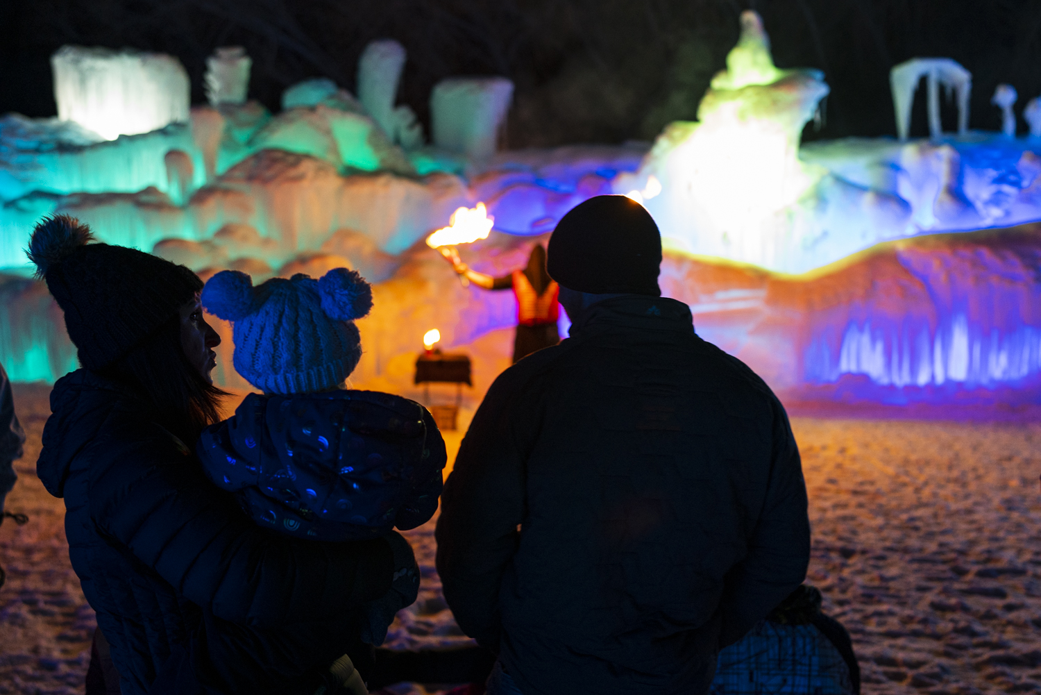 Rigby,winter,nightlife,attractions,family fun,ice palace,