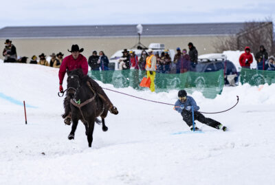 Winter,snow,Teton Valley, skijoring, events,horse,skiing, Horseback riding,