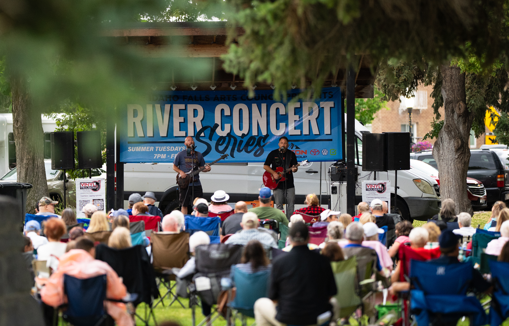 Idaho Falls, summer, activity, event, music, park, river walk, River Cocert series,