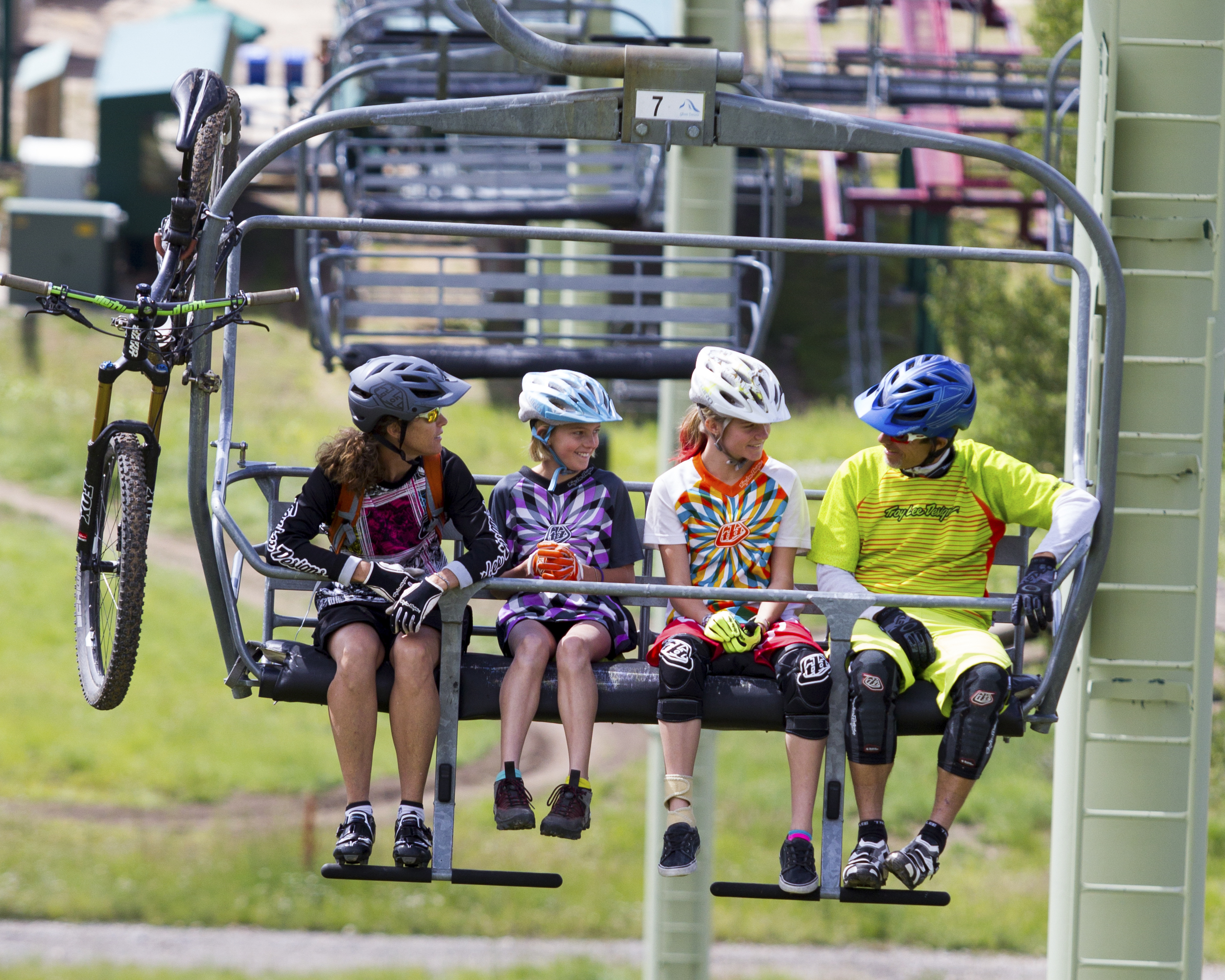 Grand Targhee Mountain Biking Family Bike Summer Resort Activity,summer,outdoor recreation,