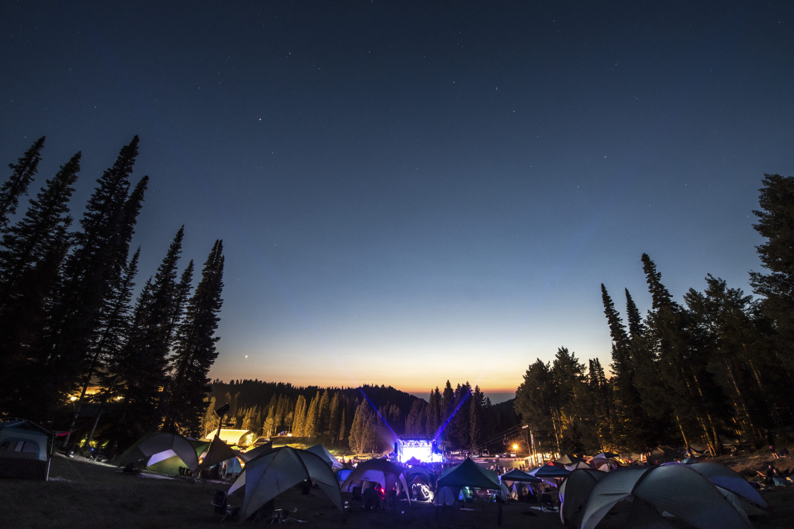 grand targhee,summer,music,events,night,teton valley,
